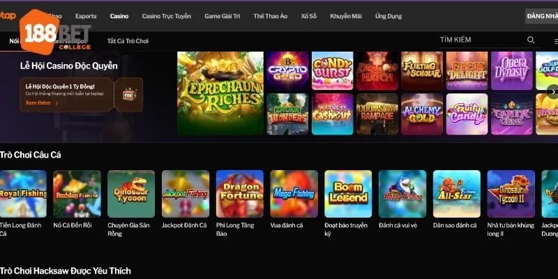 Danh sách sảnh game không nên bỏ qua tại nhà cái